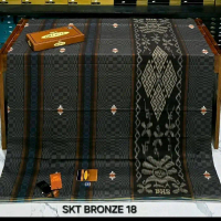 Terjangkau Sarung Bhs Excellent Songket  Bronze Original Katun Muslim