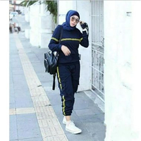 SKY - NABILA SET / BIG SIZE / GAGIL / KAOS BAJU CELANA TRAINING / BAJU OLAHRAGA WANITA MUSLIM/ SWEAT