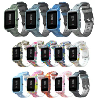 Sports Silicone Strap Watchs Band Wrist Strap For Xiaomi Huami Amazfit Bip Youth /LITE Watch Bracelet Wristband Accessories Gift