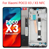 For Xiaomi POCO X3 LCD Display Touch Screen Digitizer For POCO X3 Pro NFC M2007J20CG LCD Display Replacement Parts
