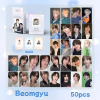 TXT Holographic Laser Photocard, 50-55pcs, ประกอบด้วย Beomgyu, Soobin, Yeonjun, Solo, Hologram Lomo 