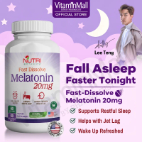 Nutri Botanics Melatonin 20mg Fast Dissolve Tablet - Sleep Supplement Help Fall Asleep Faster - 60's