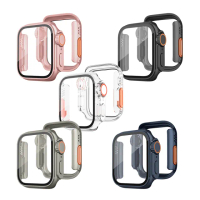 【變身Ultra系列】Apple Watch Series 10 42mm 殼膜一體 全包覆錶殼+鋼化膜保護殼