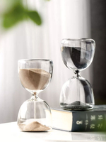 現貨-時尚居家用品12 北歐簡約玻璃沙漏 計時器5分鐘桌面擺件 裝飾品 禮物