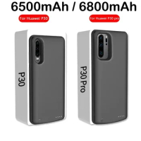 6500/6800mAh External Backup Battery Charger Cases for Huawei P30 Pro Power Bank Charging Cover Case for Huawei P30 Battery Case