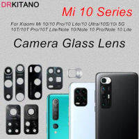 Rear Back Camera Glass For Xiaomi Mi 10T Pro 5G 10S 10i Note 10 Lite Ultra Mi10 Note10 Main Camera Lens Glass Cover Replacement