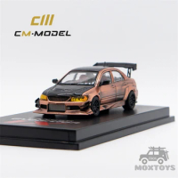 CM MODEL 1:64 Lancer Evo IX Voltex Bronze with carbon Diecast Model Car
