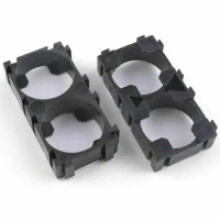 200pcs Wholesale 18650 battery holder bracket ABS Safety anti vibration Cylindrical battery holder for two 18650 battery