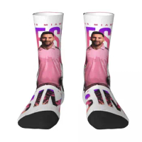 CELEBRATION Lionel And Andrﾩs And Messi And Argentina No.10 GOAT Caricature 12 Joke Top Quality Knapsack Compression Socks
