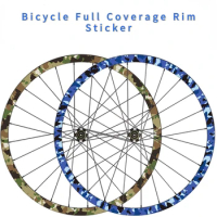 Camouflage MTB Rim Stickers Width 19mm Road Bike Wheel Set Decals Cycling protective Film 26" 27.5" 29" 700C Bicycle Accessories