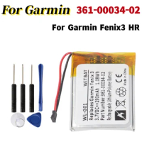 NEW Replacement Watch Battery 361-00034-02 For Garmin Fenix 3 Fenix3 F3 HR GPS Sports Watch 290mAh + Free Tools
