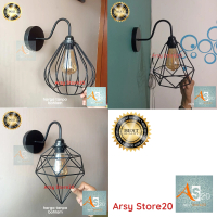 LAMPU DINDING RETRO FITTING LAMPU DINDING KAP DIAMOND