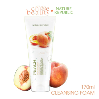 Sữa rửa mặt Đào NATURE REPUBLIC Fresh Herb Peach Cleansing Foam 170ml