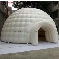 5M Inflatable Bar Tent Dome Giant Event Igloo Tent Inflatable Oxford Tent With Led Light