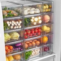 冰箱抽屜式收納整理神器主婦冰收納盒抽屜食級冷凍保鮮盒推