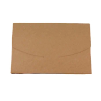 50/100pcs Retro Kraft Paper Greeting Cards Gift Box Wholesale Postcard Packaging Photo DIY Storage Boxes Card Cover Paper Cases
