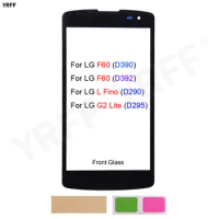 For LG F60 Dual D392 D390 Touch Screen Panel For LG G2 Lite D295 Front Outer Glass Panel For LG L Fino D290 (No LCD Display)