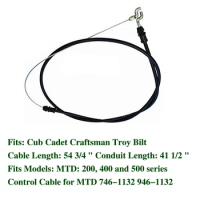 Fits MTD Cub Cadet Craftsman Troy Bilt 200 400 500 1PCS Mowers Control Cable
