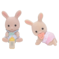 【Fun心玩】EP16612 麗嬰 日本 EPOCH 森林家族 牛奶兔雙胞胎 玩偶 玩具 扮家家酒 過年 聖誕 生日 禮物