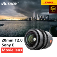 Viltrox S20mm T2.0 ASPH movie lens full frame wide angle lens large aperture Sony E mount