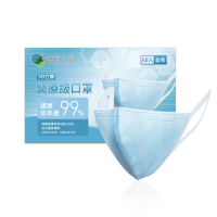 【德克生活】立體醫療級3層口罩(藍色50入)