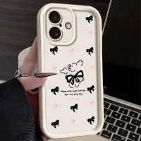 Sarung Telefon, Sarung Simpul Ikatan bentuk rama-rama, Untuk iPhone 16, Sarung Bumper tahan lama, Sa