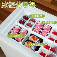 冰櫃置物架冰箱內部分層隔冷凍冷藏內置架子雪糕櫃分類隔闆儲物格