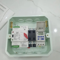 Bộ tủ tổng ATS đảo chiều 2 nguồn điện theo tuần kèm tủ âm Sino