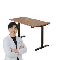 【FUNTE】Prime 電動升降桌/二節式 150x60cm 四方桌板 八色可選(辦公桌 電腦桌 工作桌)