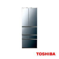 【TOSHIBA】東芝 601L玻璃變頻六門冰箱鏡 GR-ZP600TFW(X)_全國電子