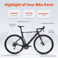 sava aluminum road bike EX-7 road bike race bike R7000 24 speed accessories UCI+CE approved with led tail light