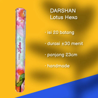 Dupa Hio India Lotus Darshan Hexa Aromaterapi Bunga Teratai