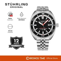 Jam Tangan Pria Automatic Diver Analog Stuhrling Depthmaster 1008-02