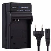 PULUZ EU Plug Battery Charger with Cable for Canon NB-6L D10, S95, IXUS85 (IXUS 85 IS), IXUS 95 IS, S90 Battery