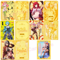 New Metal Card Waifu Yor Forger Collection Card Goddess Story Genshin Impact Doujin Toys And Hobbies Gift