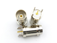 50Pcs 75 Ohm Copper Rf Coax Connector Bnc Fema Solder Pcb