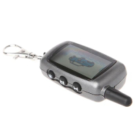LCD Remote Controller Keychain 2-Way Car Alarm For StarLine A6 Keychain alarm Drop Shipping