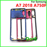 Bingkai Tengah, Untuk Samsung A7 2018 A750F A750 LCD, Panel Bingkai Tengah, Sarung Pemegang Perumaha