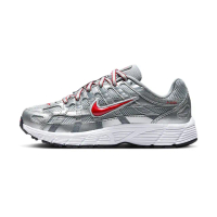 【NIKE 耐吉】P-6000 GS 大童 銀紅色 復古 金屬感 運動鞋 休閒鞋 HV5064-002