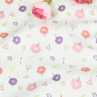 Half Yard 100% Cotton Fabric With Garden Little Flower Print Handmade DIY Patchwork Bag Garment Cloth CR-1664