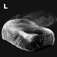泰博思 L號 一次性透明車衣 防塵車罩 拋棄式車罩 防雨罩 汽車防塵套 防水防塵【G0091】