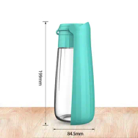 Durable Dog Water Bottle Portable Dog Water Bottle with Foldable Bowl Large Capacity Pet Kettle for Travel Outdoor Activities