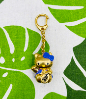 【震撼精品百貨】Hello Kitty 凱蒂貓~日本sanrio三麗鷗 KITTY鑰匙圈鎖圈-招財紫*25035