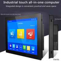 17" 19 inch Embedded industries desktop mini computer Core i3-3217U AIO PC with touch screen/WIN 10 pro/WiFi/ RS232 com
