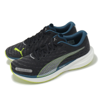 Puma 慢跑鞋 Deviate Nitro 2 男鞋 黑 藍 綠 雙層中底 緩衝 碳板 長跑 運動鞋 37680719
