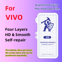 3pcs VIVO X80 Pro Screen Protector for VIVO X Note X50 X60 X70 Pro Plus IQOO 5 8 9pro Nex3/3S Front HD Hydrogel Film Not Glass