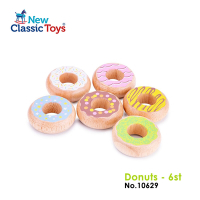 【荷蘭New Classic Toys】蜜糖甜甜圈6件組 10629 烘焙/廚房玩具/家家酒