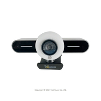 Nugens VCP1 1080P大眼仔環形補光網路視訊攝影機 內建觸控補光燈/防窺視設計/隨插即用/降噪全指向雙麥克風