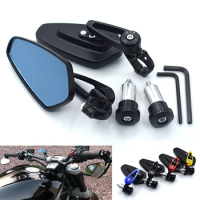 Universal Motorcycle 7/8 "22mm Handlebar Side Side Mirror For Ducati 749 999 1098 1198 S R 749/S/R 999/S/R 1198S/R