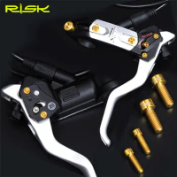RISK 20pcs Titanium Mountain Bike Brake Handle Lever Bolts MTB Bicycle Screws for XT775 Hydraulic Disc Brake Oil Cylinder Lid